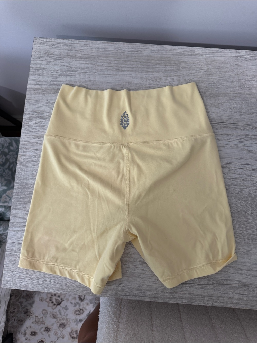 FP Movement Never Better High-Rise 5" Biker Shorts buttersoft yellow